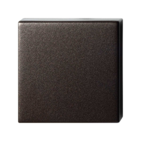 Dark blend blinde rozet 50x50x8 mm