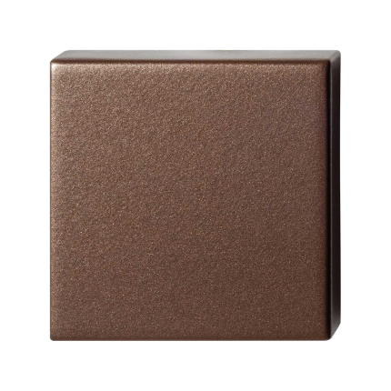 Bronze blend blinde rozet 50x50x8 mm