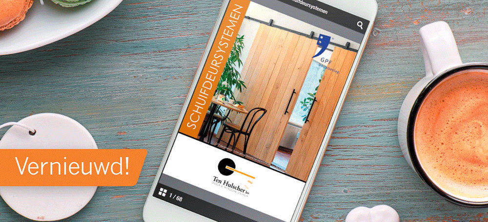 Vernieuwde online brochure GPF Schuifdeursystemen